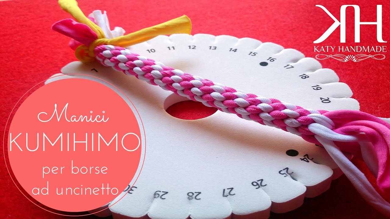 Kumihimo | Manici borse uncinetto | Handles bag ♡