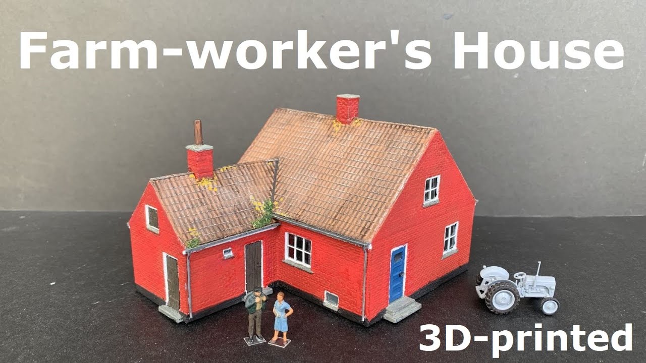 Building a Danish Farm-Worker's House – Designing, 3D-printing and Detailing