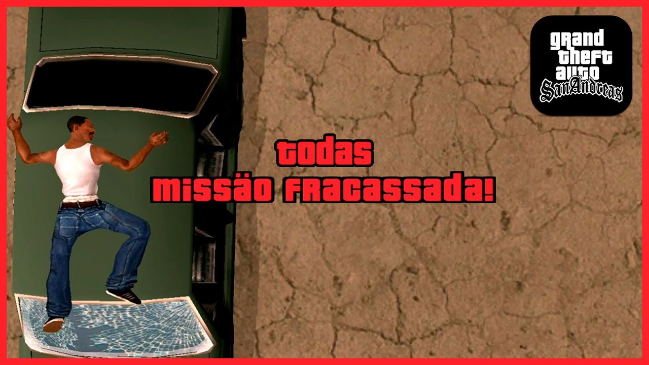 FRACASSEI TODAS AS MISSÕES DO GTA SAN ANDREAS! (Especial de 5k inscritos)