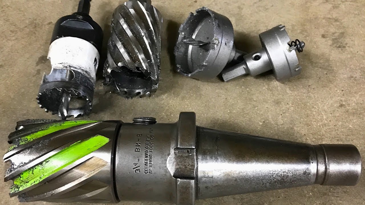 Carbide Tipped vs Hole Saw vs Annular Cutter - Which is best to drill thick metal - steel - iron