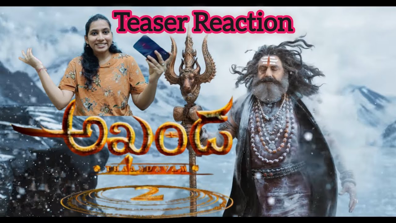 Akhanda2 Teaser | Reaction video | NBK | Boyapati Srinu | Thaman | Movie teaser | Review | #akhanda2