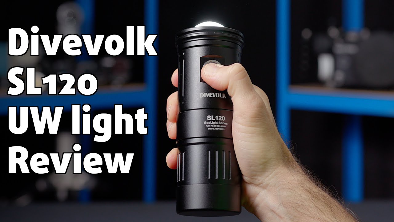 Best value uw video light in 2024?! 🔦🤷🏻&zwj;♂️  Reviewing the Divevolk SL120 underwater video light