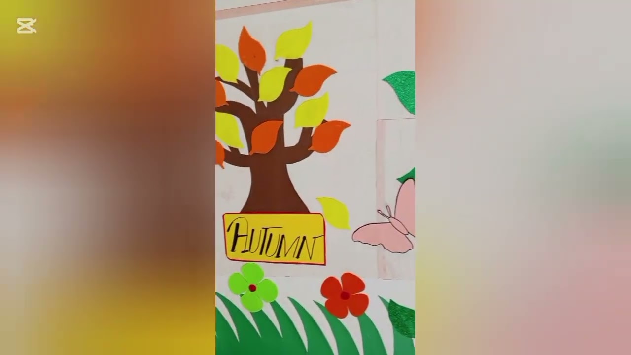 School decoration ideas #school#art#school wall#viral videos