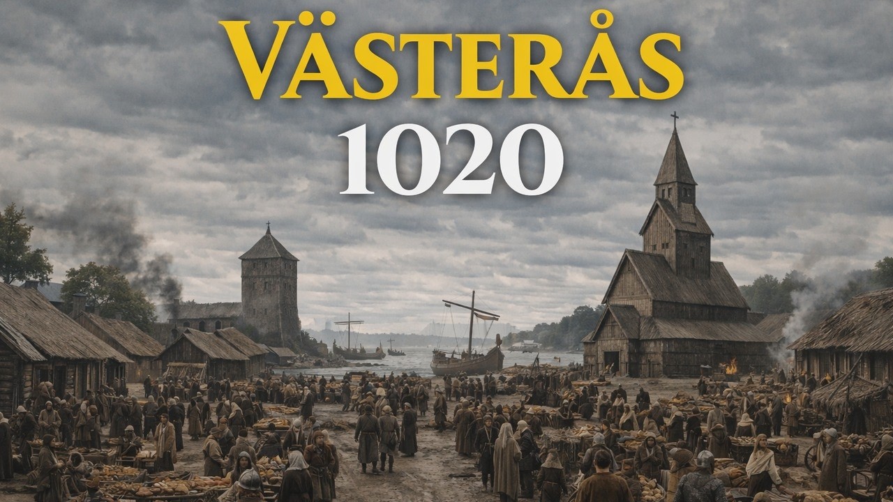 Hur var livet i Västerås år 1020 (AI-rekonstruktion)
