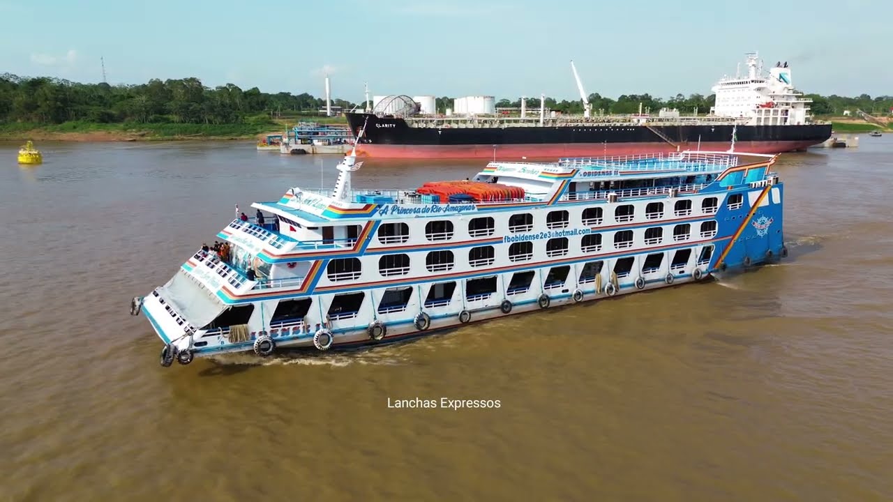 VIAJANDO PELO RIO AMAZONAS,  DE ÓBIDOS X MANAUS, A PRINCESA DO RIO AMAZONAS 