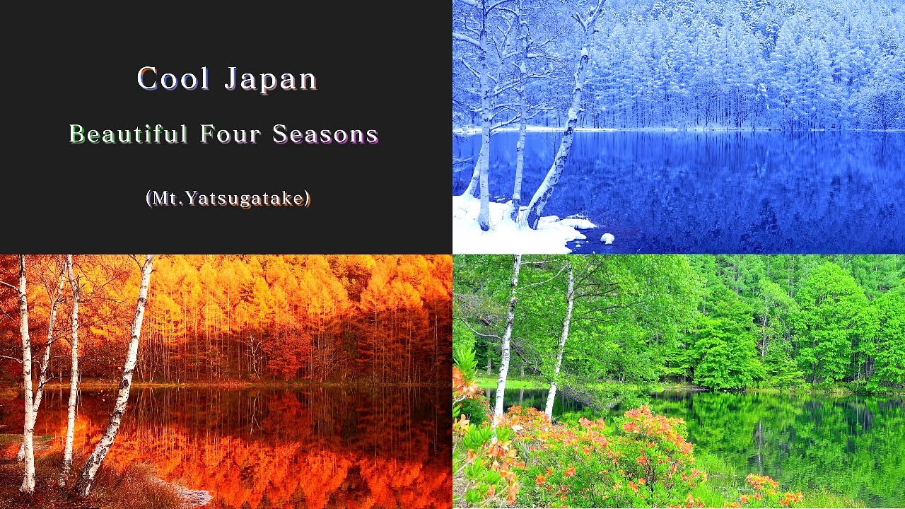 Cool Japan Beautiful Four Seasons Mt.Yatsugatake 4K映像 美しい日本の四季「八ヶ岳」