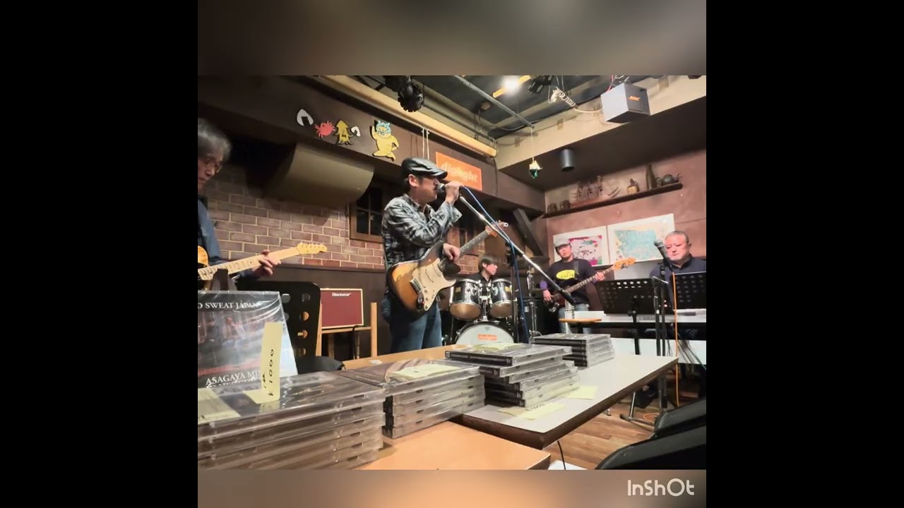 YOKOHAMA HONKY TONK BLUES played by COLD SWEAT  JAPAN,live at TAKADANOBABA DIGLIGHT, 2025.12.20