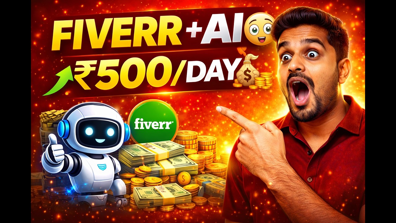 &ldquo;Fiverr + AI 😱 Zero Skill &rarr; ₹500/Day Earn (Tamil Full Guide)&rdquo;