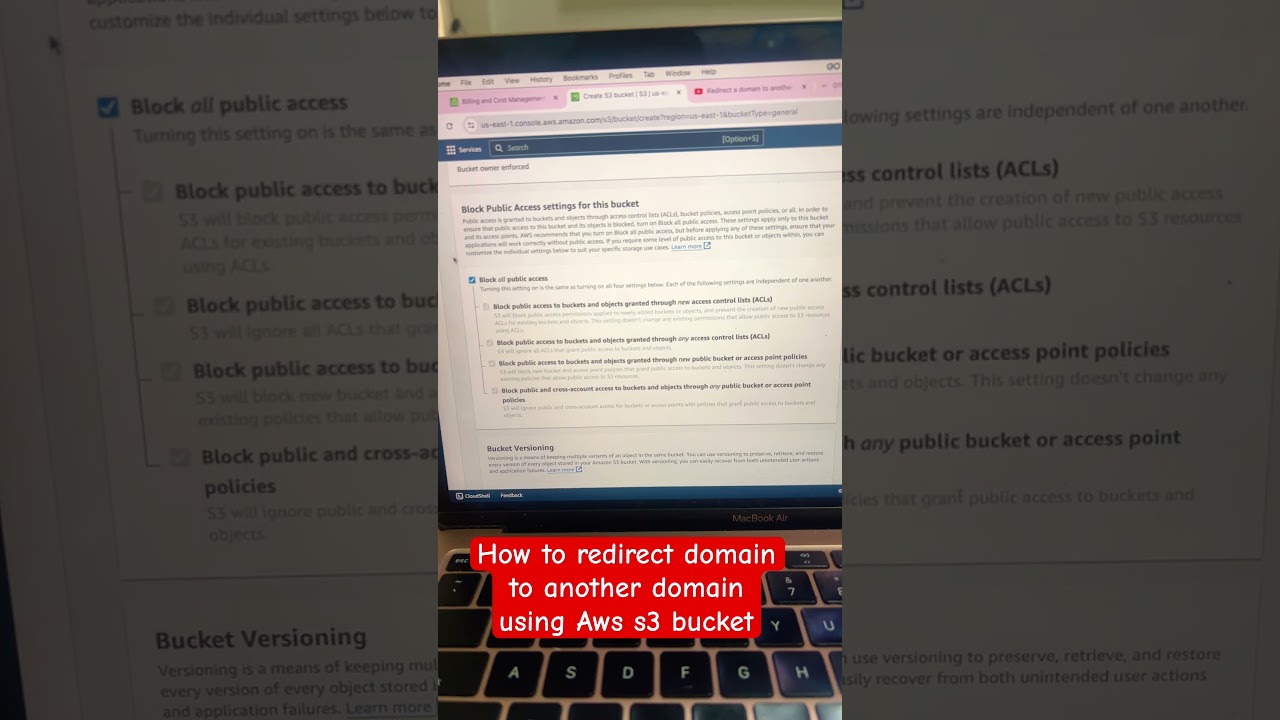 How to redirect domain to another domain using Aws s3 bucket  #seo #aws