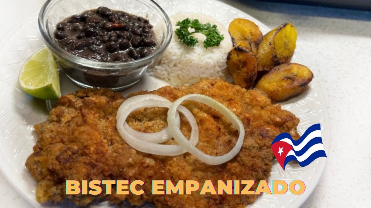 Bistec empanizado | Жареный стейк в панировке