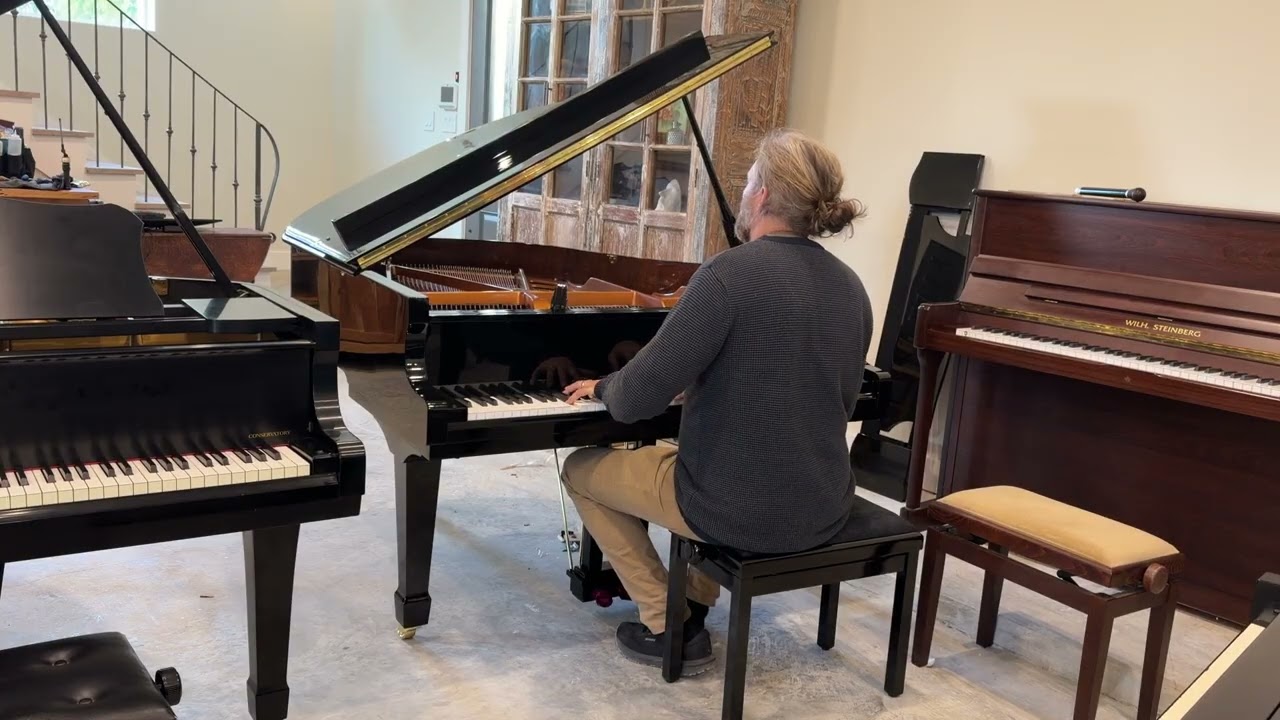 Piano Improvisation on Gerb Shulz baby grand piano GSG 150 Sound example,
