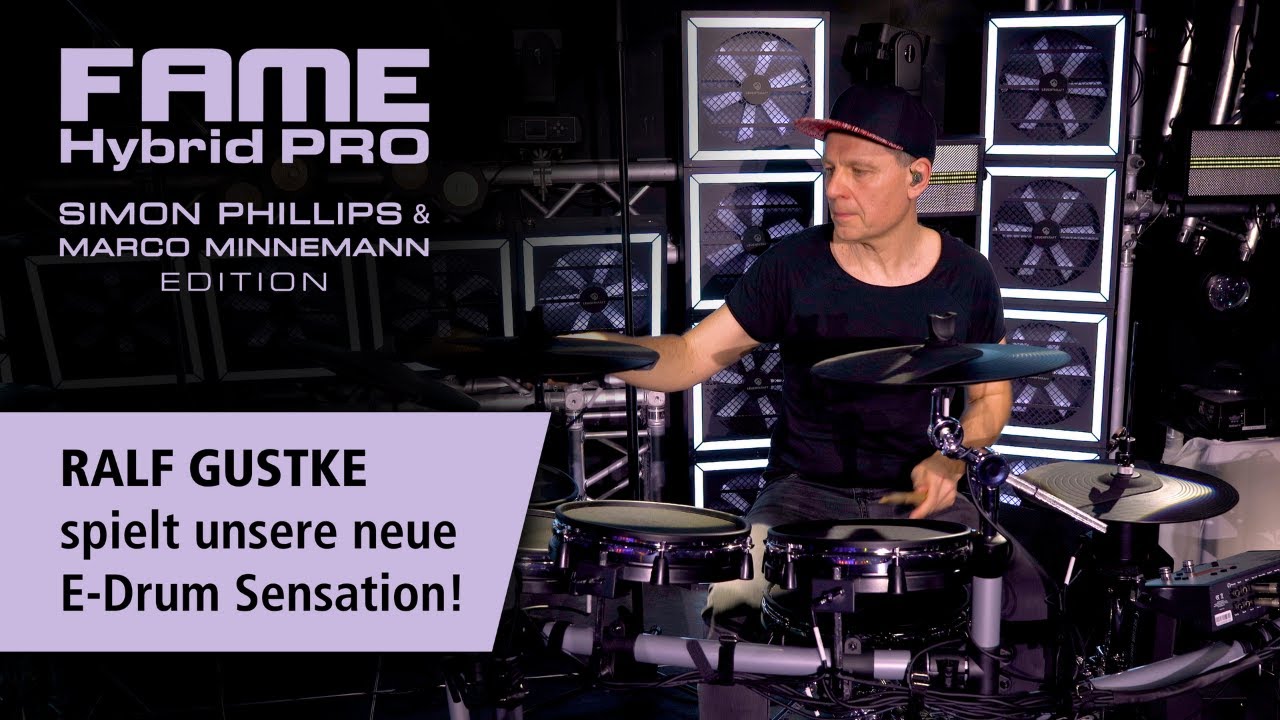 Fame Hybrid Pro E-Drum Set feat. Ralf Gustkes Drum Solo!