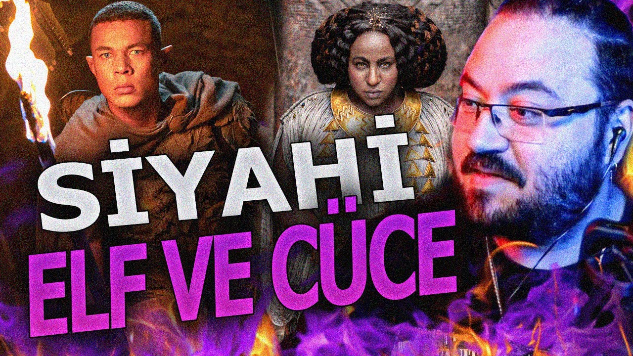 Jahrein Yüzüklerin Efendisi Dizisi Siyahi Elf Ve Cüce Draması