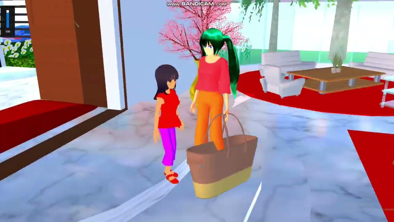 ละครสั้นข้างบ้าน เรื่อง น้องมิลลิติดเกมไม่ยอมไปโรงเรียน#SAKURA school simulato