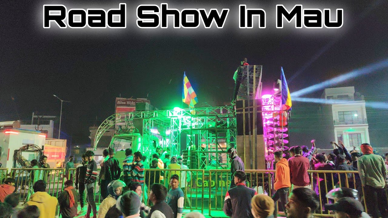 Road Show Prem Dj Mau Ravidas Jayanti Badhua Godam Mau 2025