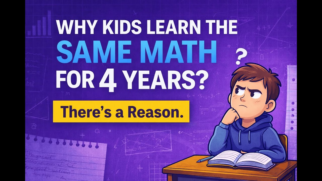 Why Kids Learn the Same Math for 4 Years (There’s a Reason)