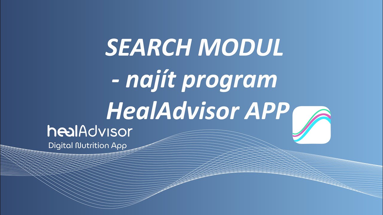 055N HEAL ADVISOR   Search modul - naj&iacute;t program