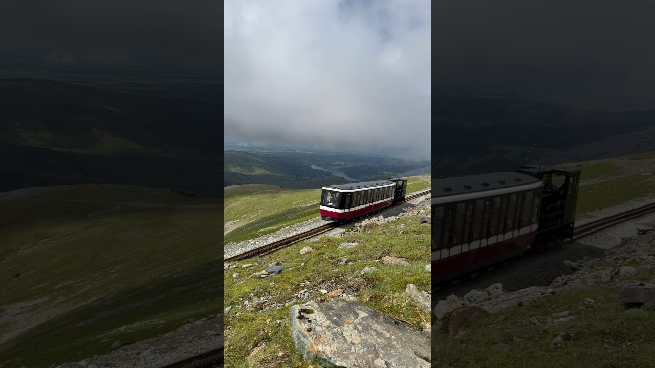 The UK&rsquo;s most iconic railway. #wales #adventure #snowdon #train #hiking