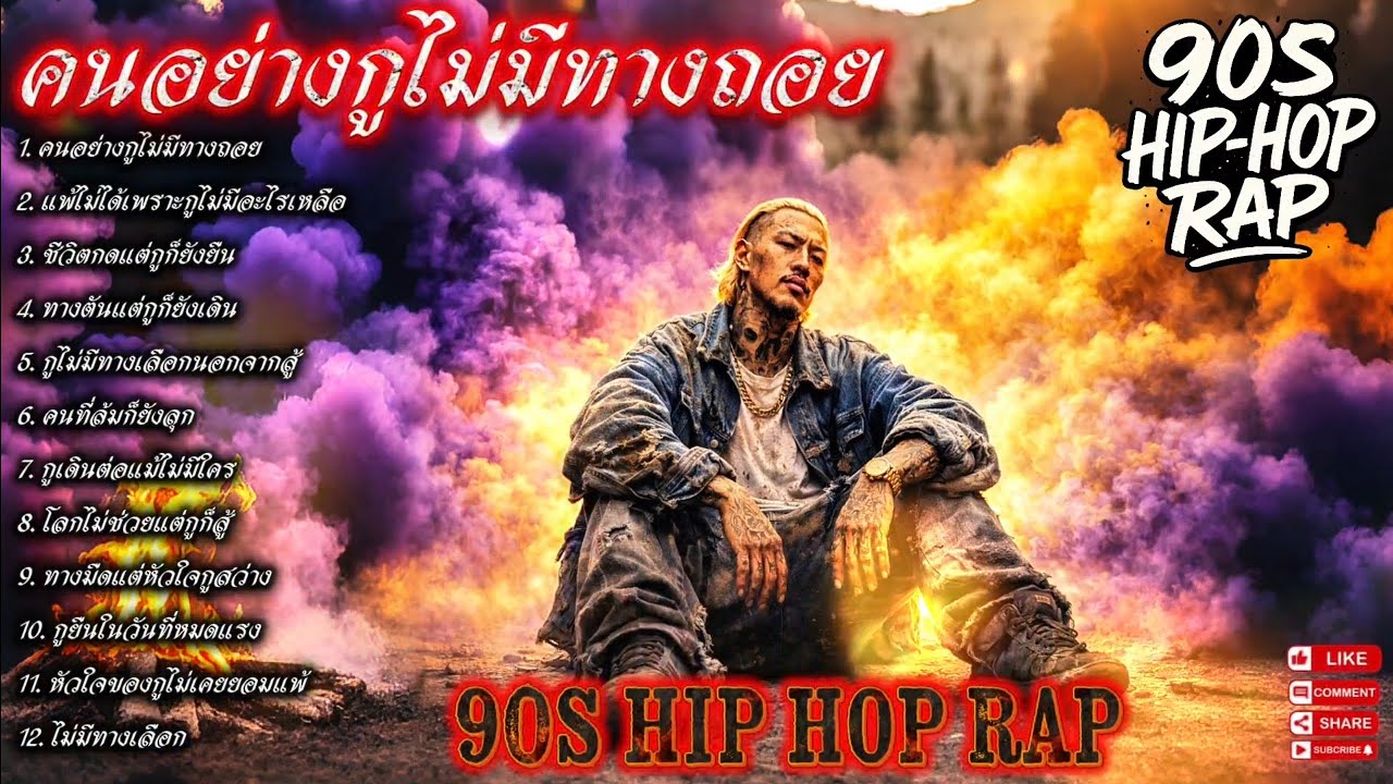 คนอย่างกูไม่มีทางถอย👊✌🔥Rap Hip-hop🔥 #รวมเพลงแร็พฮิปฮอป #rap #hiphop #boombap [147]