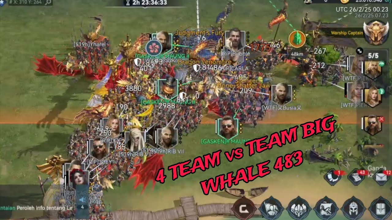 VIKING RISE 515 - Pillage Weston Zone 3 vs Big whale 483