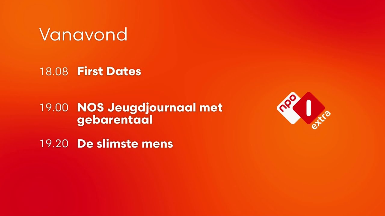 NPO 1 Extra (Netherlands) - Continuity (April 12, 2023)