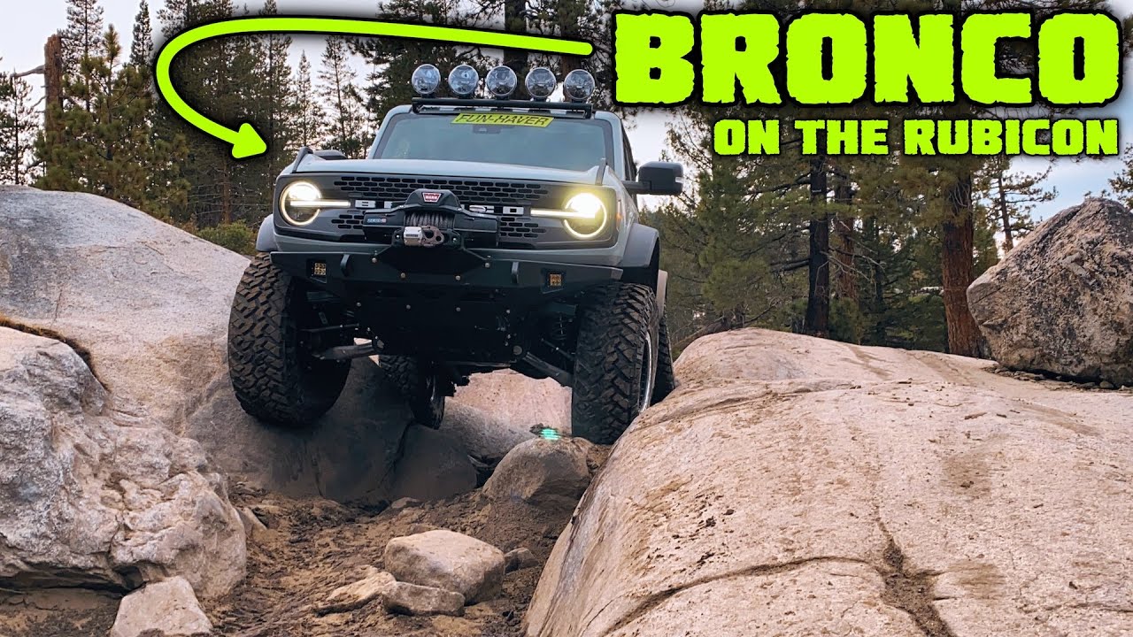 NEW FORD BRONCO vs THE RUBICON TRAIL - During Jeep Jamboree!