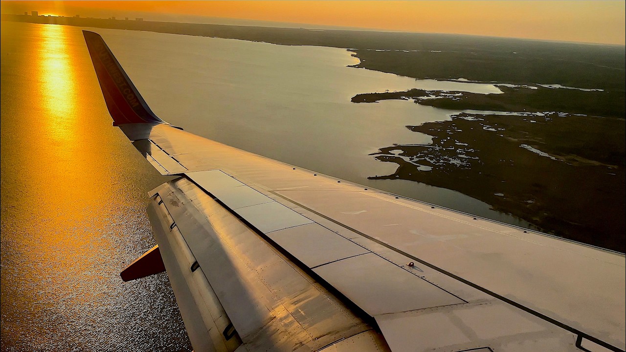 [4K] – Canyon Blue Nostalgia! – Southwest 737-700 Arriving In Panama City Beach – Dec 2021 – FTA 028