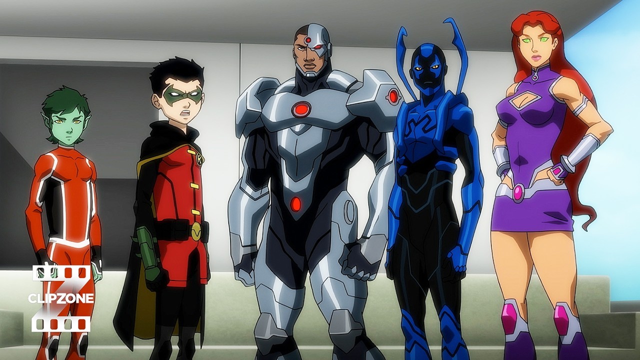 Justice League Vs. Teen Titans | Superman Face Off | ClipZone: Heroes & Villains
