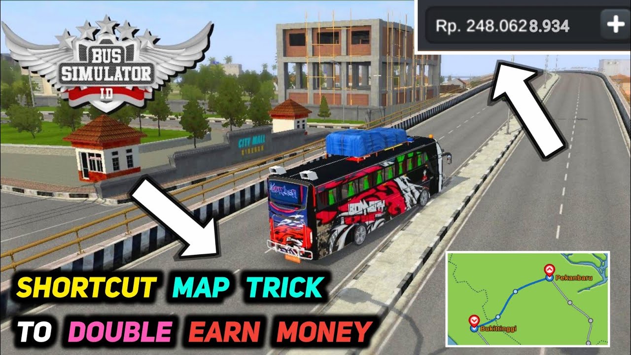 Secret Trick To Earn Double Money In Bus Simulator Indonesia | Tips and Tricks