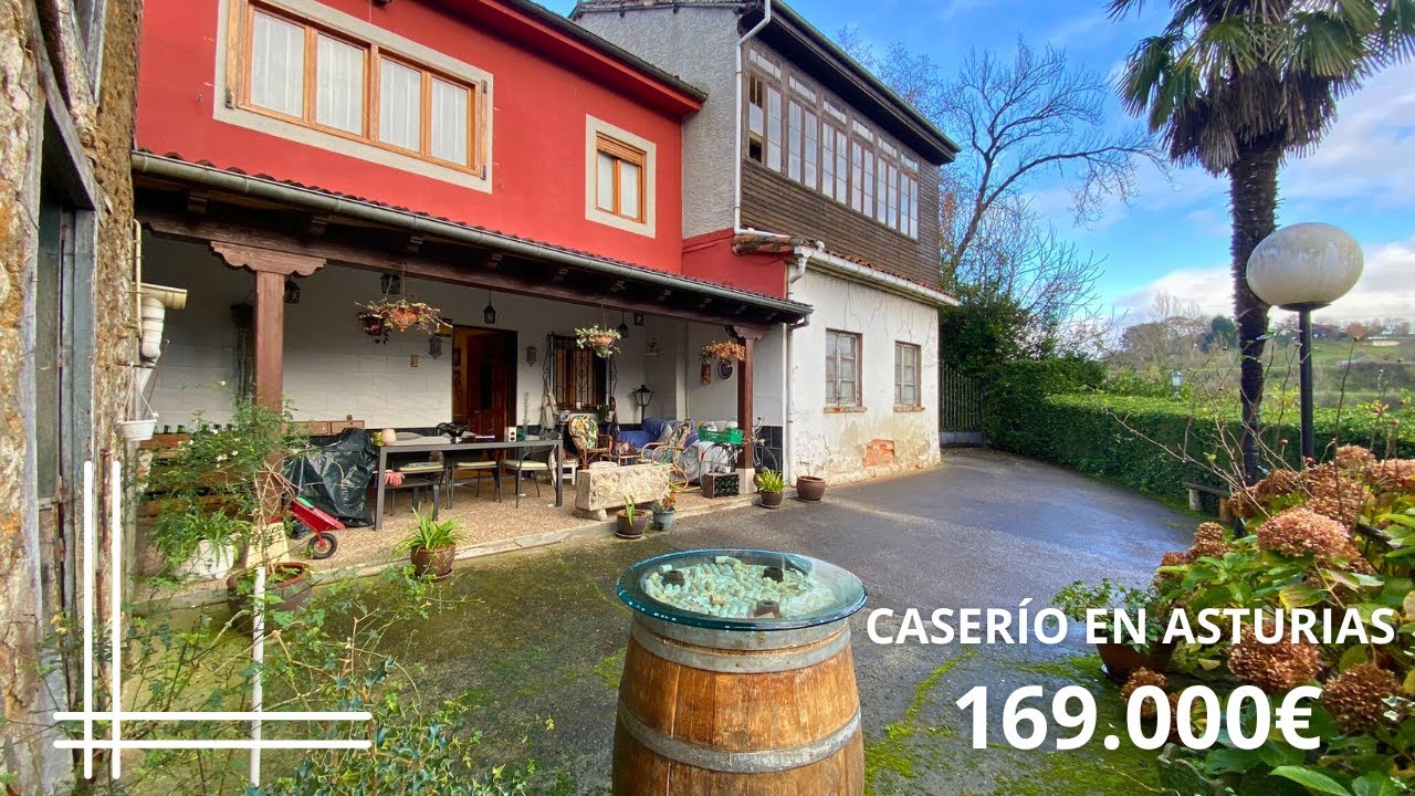CASERIO ASTURIANO EN LANGREO, ASTURIAS, CON TERRENO Y 3 EDIFICACIONES  *169.000€* #asturias #casa
