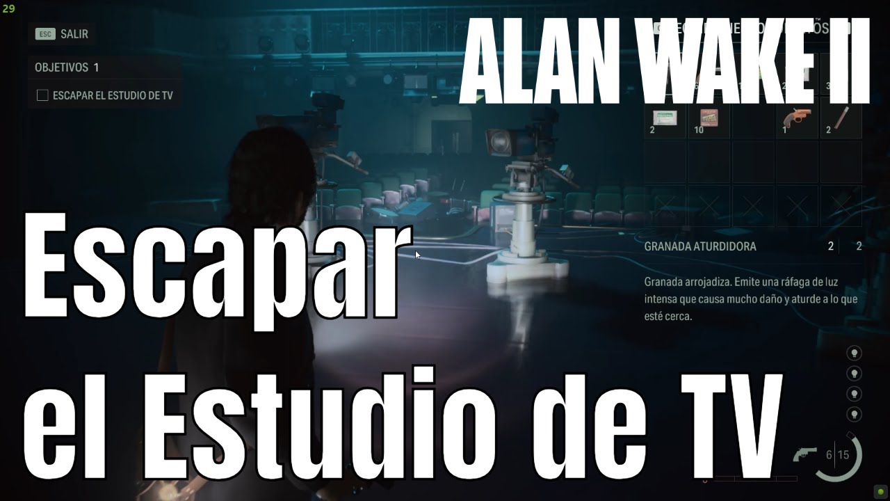 Escapar el Estudio de TV - Alan Wake 2