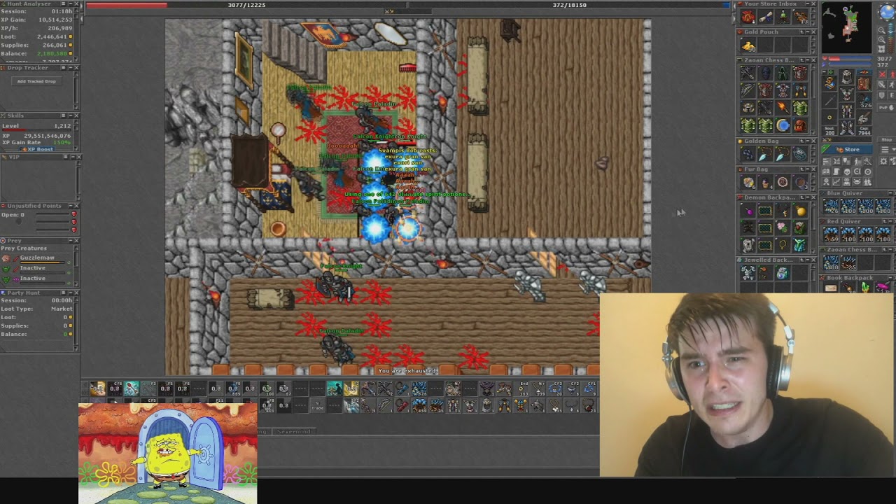 Tibia Funny Fail video