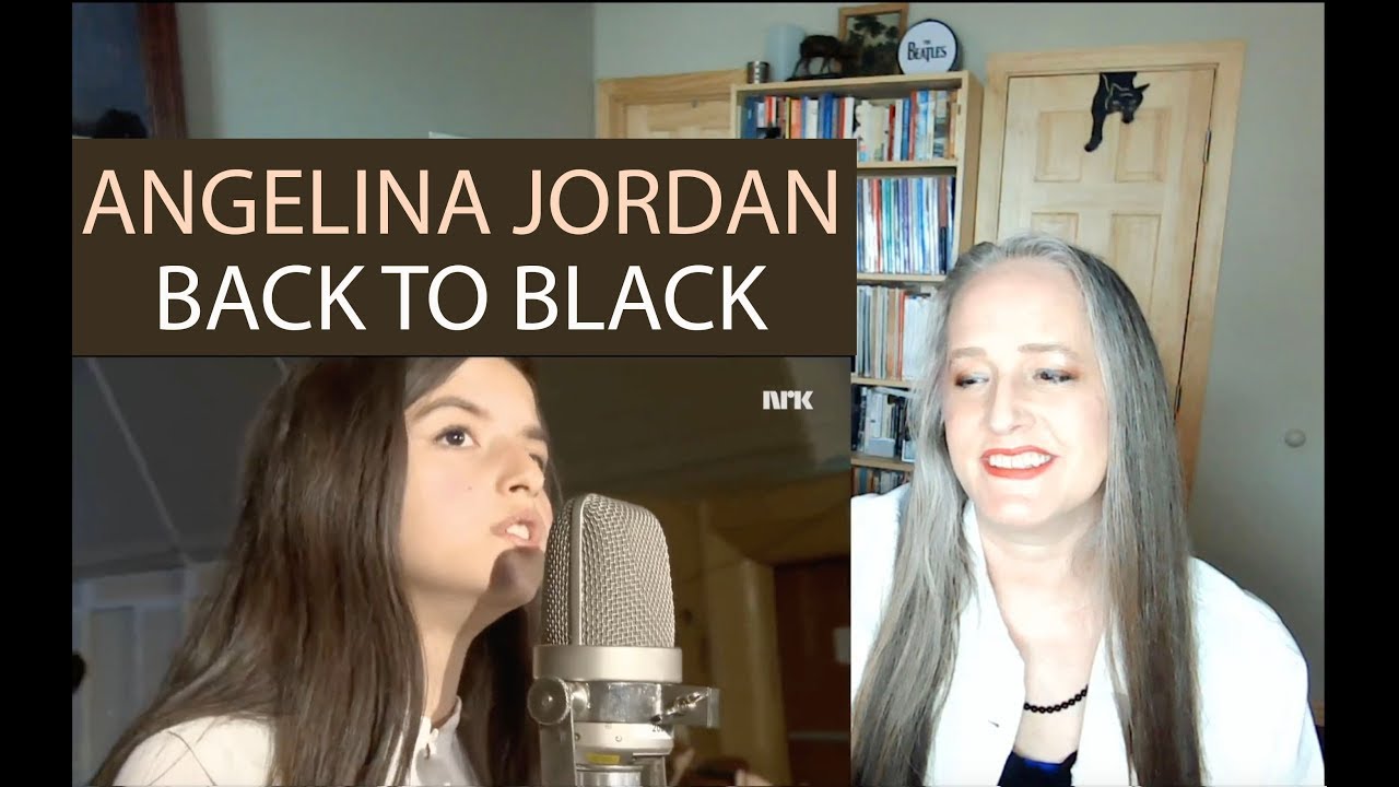 Voice Teacher Reaction to Angelina Jordan - Back to Black Cover with Re-Written Lyrics