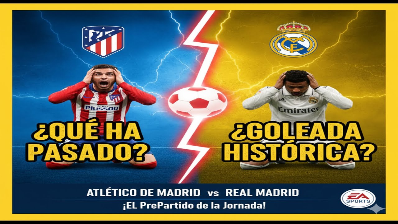 ¿GOLEADA HISTÓRICA? 😱 El Atlético vs Real Madrid más polémico | El PrePartido