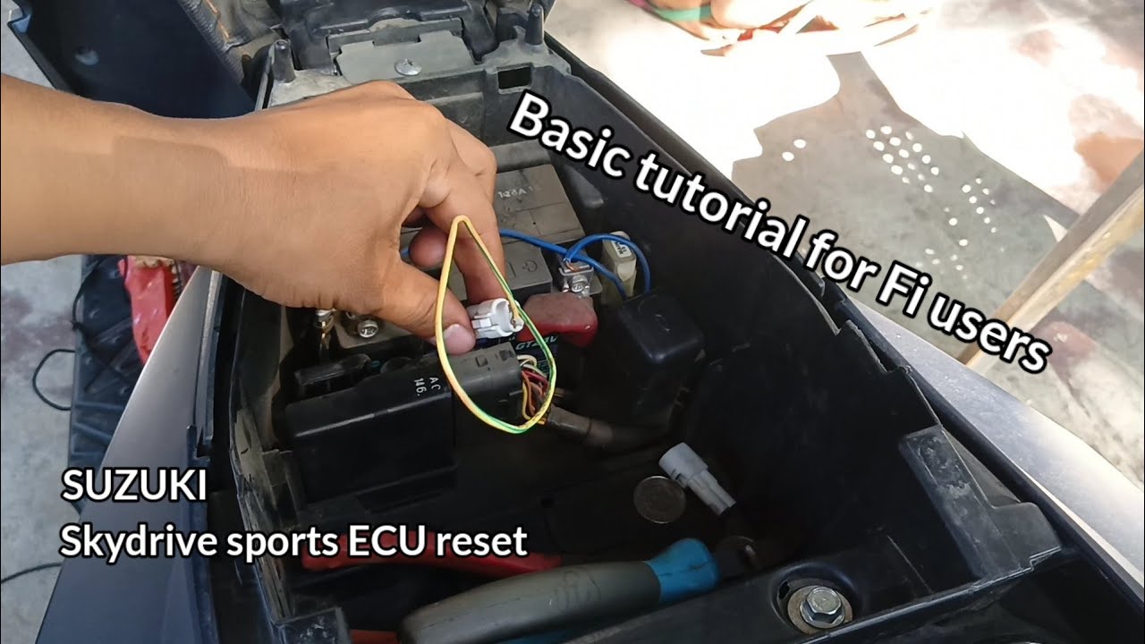 Suzuki skydive sports ECU reset