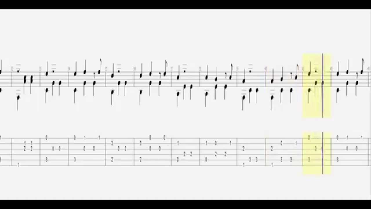 Yann Tiersen - La Redécouverte / Guitar tab HD