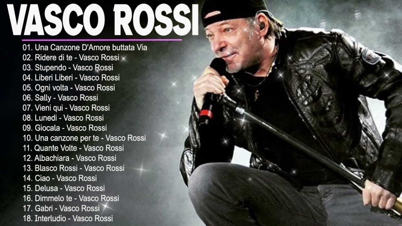 Le pi&ugrave; belle canzoni di Vasco Rossi - I Pi&ugrave; Grandi Successi Di Vasco Rossi - Vasco Rossi Mix