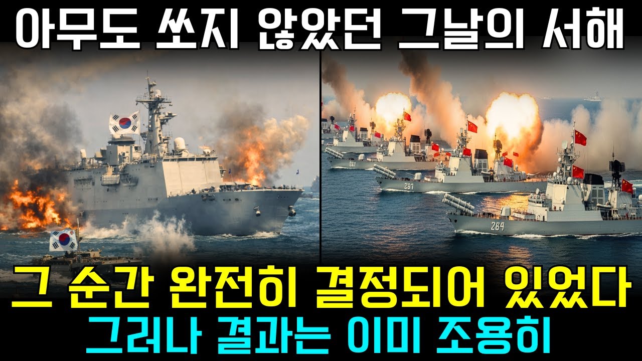 아무도 쏘지 않았지만, 서해의 결과는 이미 결정됐다