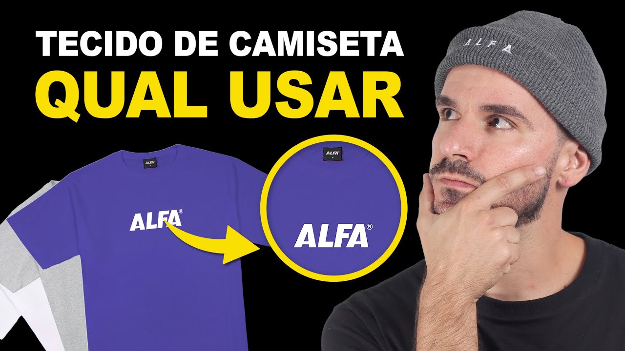 MELHORES TECIDOS PARA FAZER CAMISETAS DE QUALIDADE