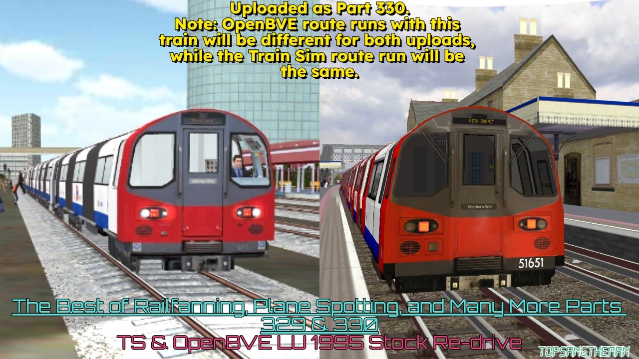 The Best of Railfanning, Plane Spotting, and Many More Parts 329 & 330 (TS LU 1995 Stock Re-drive)