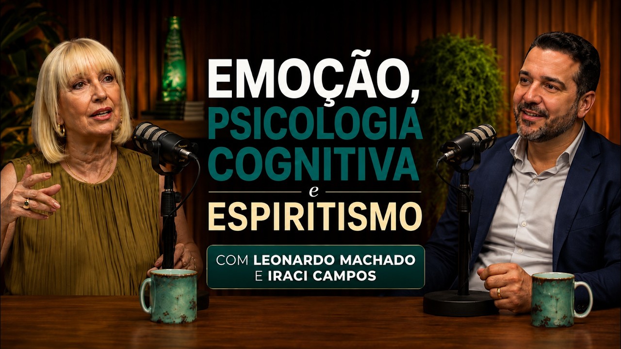 Emoção, psicologia cognitiva e Espiritismo - Leonardo Machado - palestra espírita com Iraci Campos