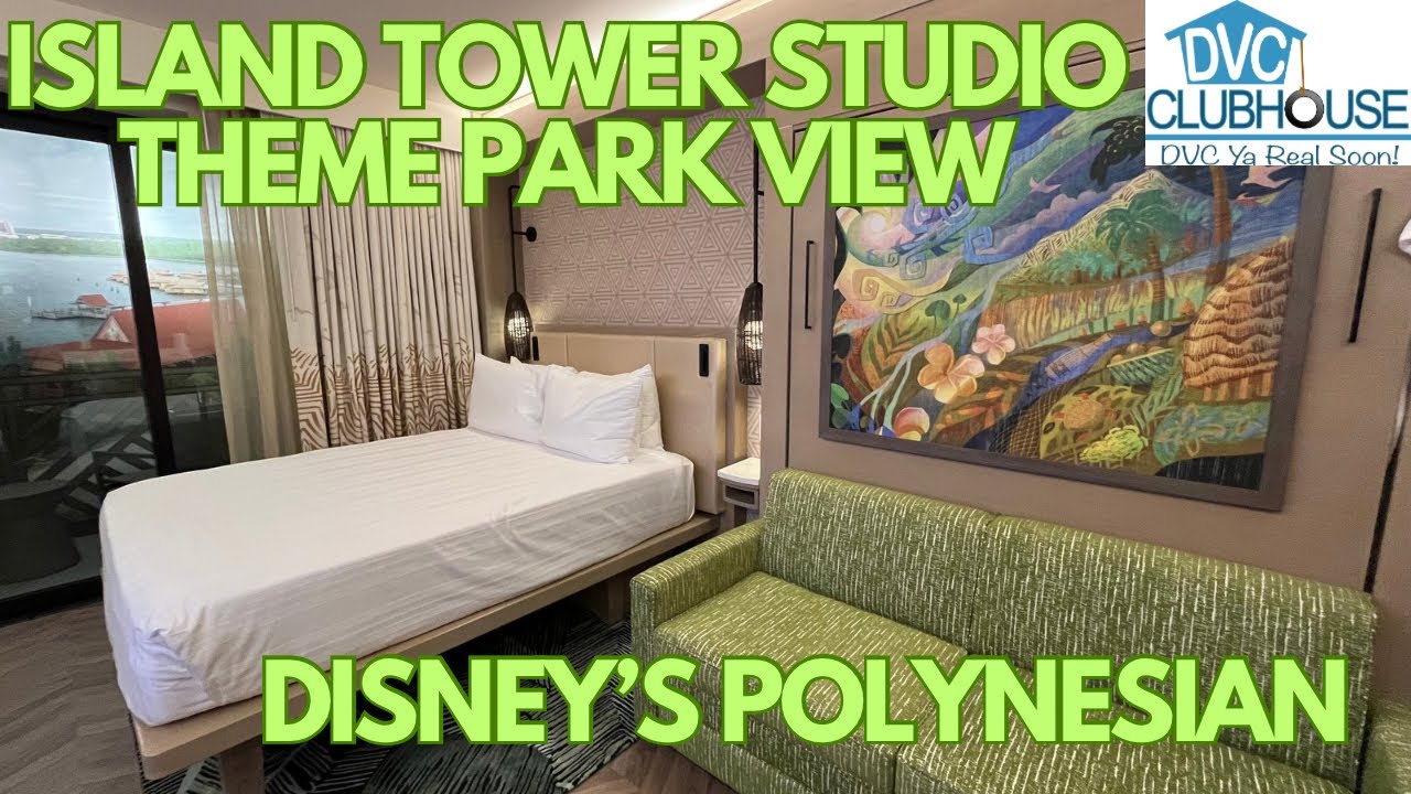 Island Tower Theme Park View Deluxe Studio at Disney’s Polynesian Resort