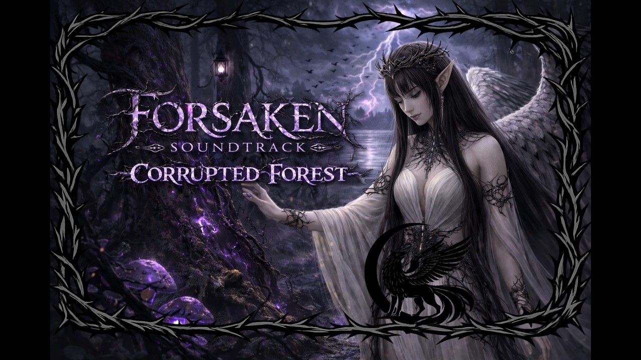 Forsaken: Corrupt Forest Ambience | Dark Fantasy Game Soundtrack (1 Hour)