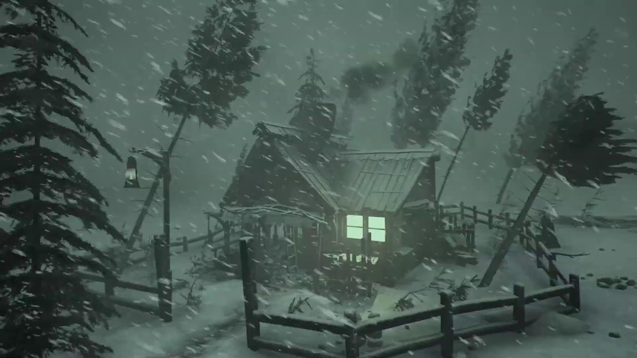 BRUTAL SNOWSTORM in Alaska 2026 years for sleeping 10 hours | Arctic Midnight Cozy Drift