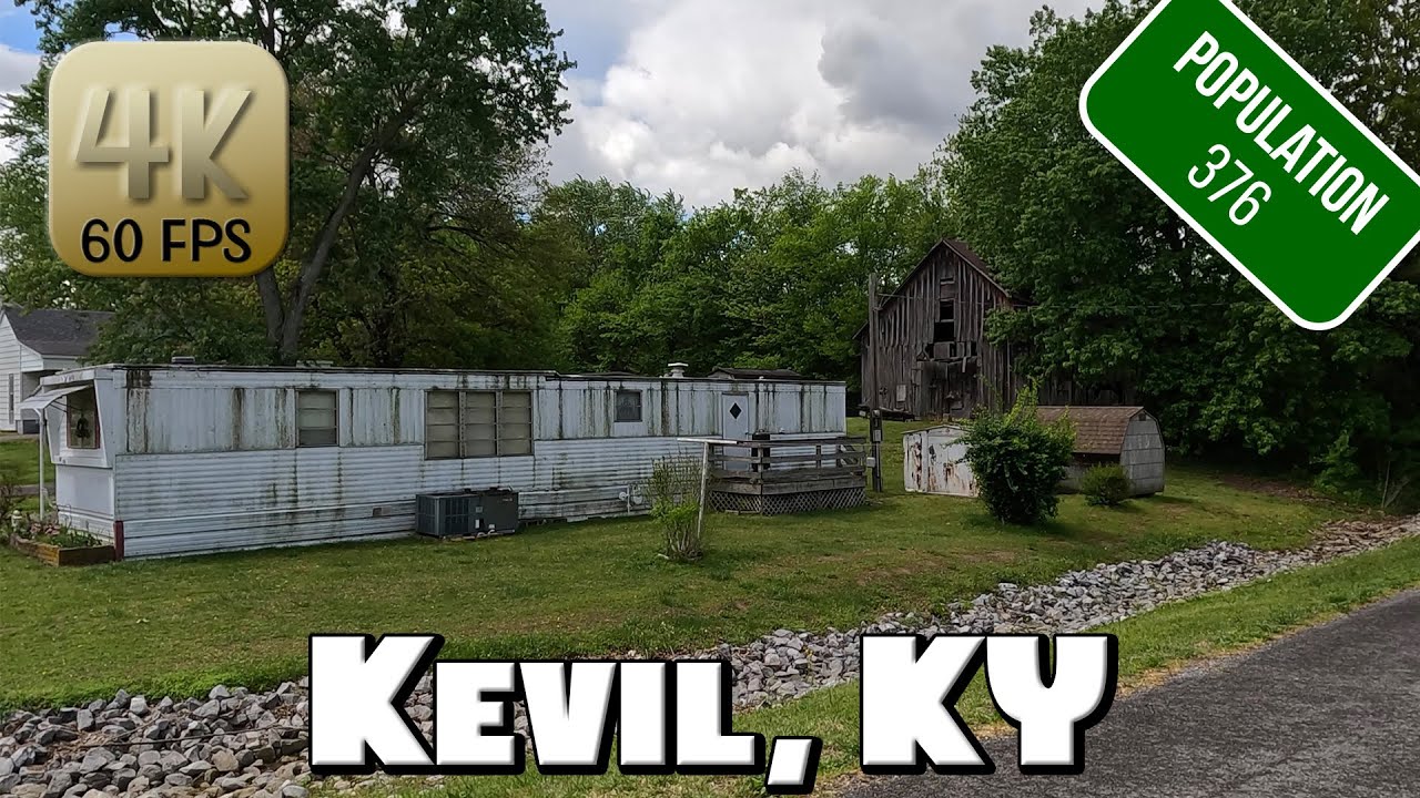 Driving Around Small Town Kevil, KY in 4k Video