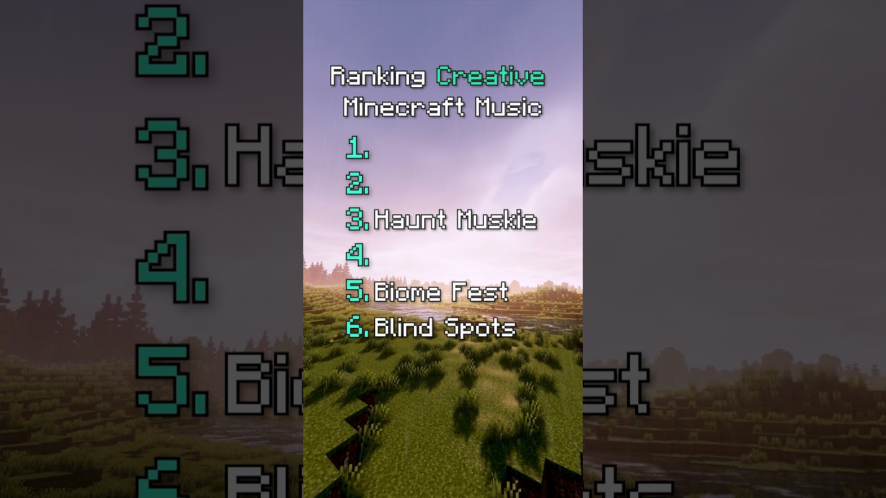 Ranking Minecraft Creative songs😢(Nostalgia)