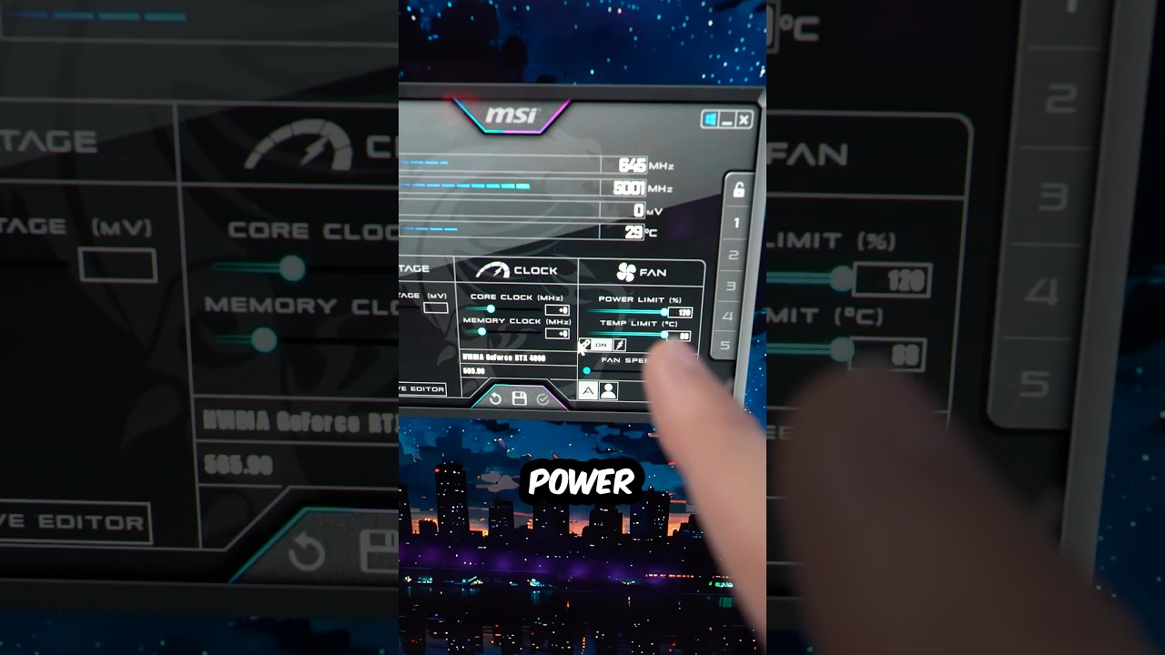 Как разогнать видеокарту #ПК #PCGaming #Overclocking #GamingPC