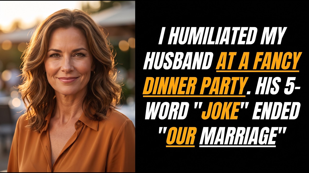 I Humiliated My Husband At A Fancy Dinner Party. His 5-Word 