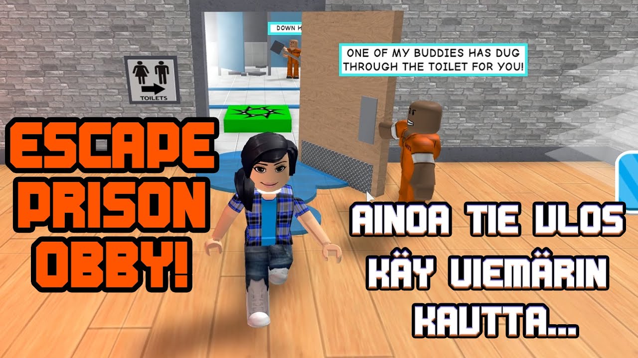 Roblox Escape Prison (OBBY) - Viemärin kautta ulos!