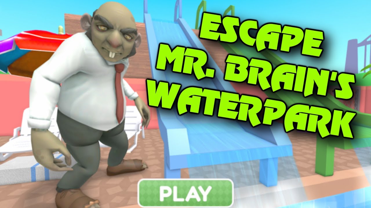 ESCAPE MR. BRAIN'S WATERPARK OBBY ! Full Walkthrough
